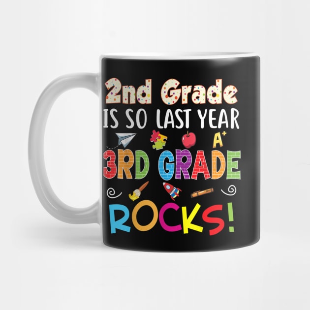 2nd Grade Is So Last Year 3rd Rocks Back To School Kid by FONSbually